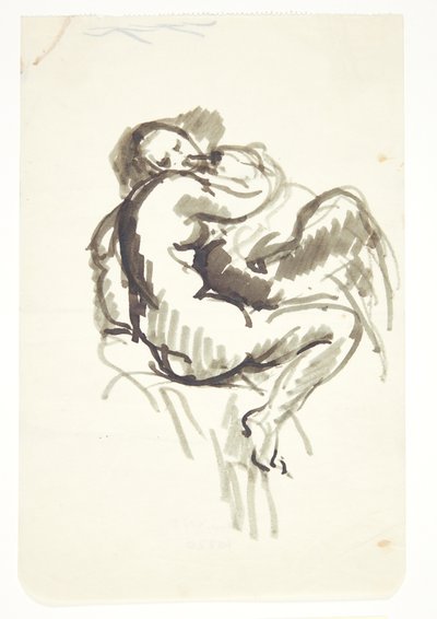 Estudio para "Leda con el cisne" de Kai Nielsen
