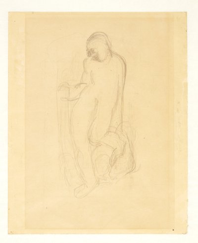 Boceto para "El Señor sopla vida en Eva" de Kai Nielsen