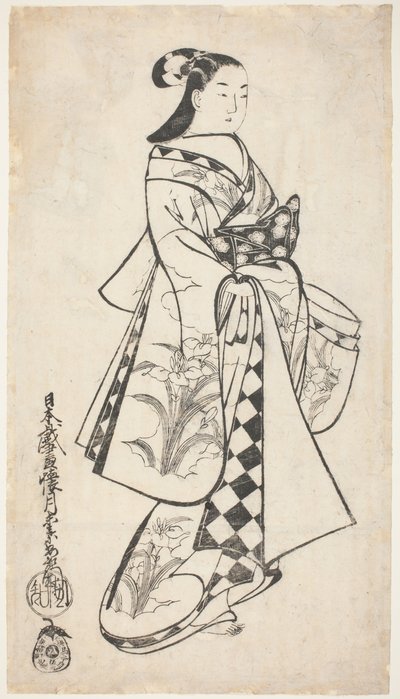 Belleza de pie de Kaigetsudo Anchi