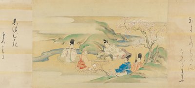 El cuento de Genji Genji monogatari, siglo XVII de Kaiho Yusetsu