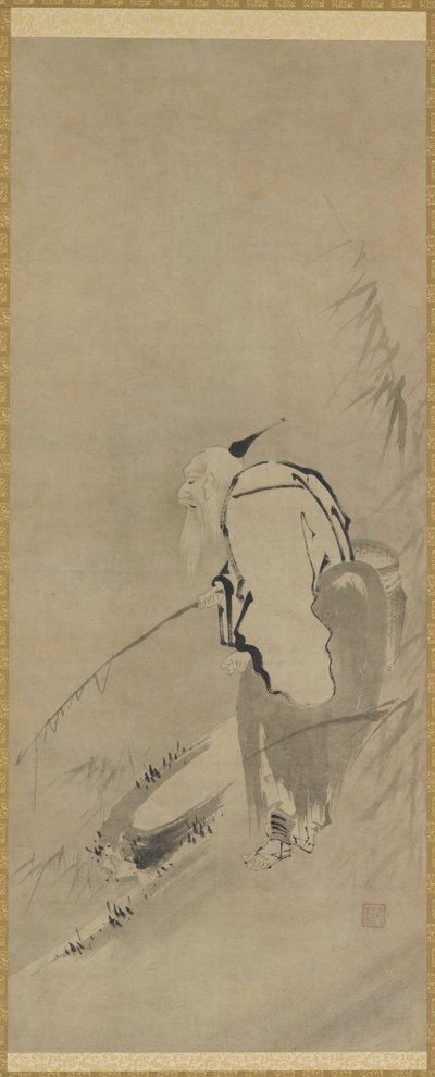 Chiang Tzu-ya pescando de Kaiho Yusho