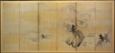 Paisaje de Kaiho Yusho