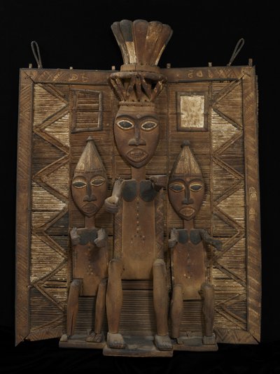 Pantalla funeraria, finales del siglo XIX de Kalabari Kalabari