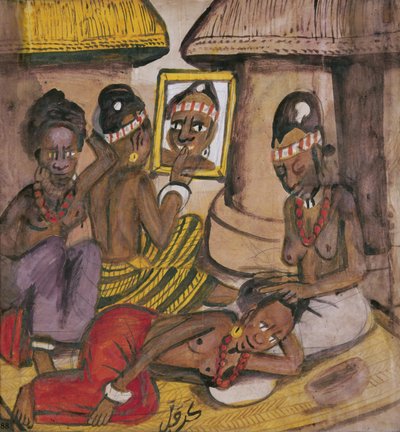 Mujeres de Mali, c.1929 de Kalifala Sidibe