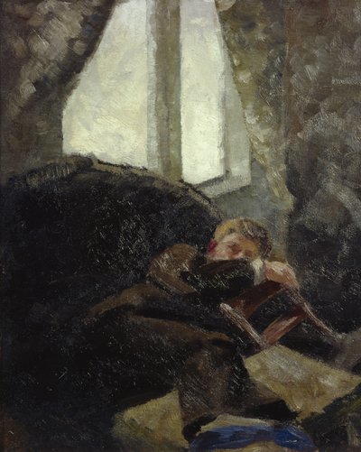 Joven - día después (Resaca) 1884 (óleo sobre lienzo) de Kalle Lochen
