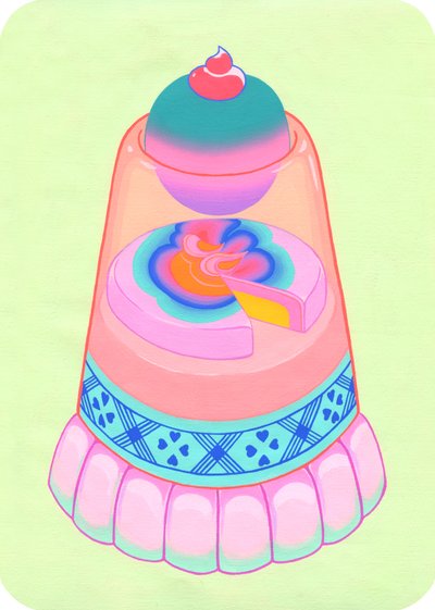 Apártame, mírame, 2019 (acrílico sobre algodón) de Kam Tsz
