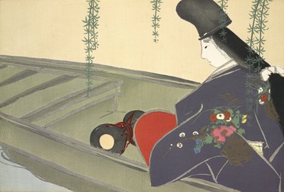Asazuma-bune, de Momoyo-gusa de Kamisaka Sekka