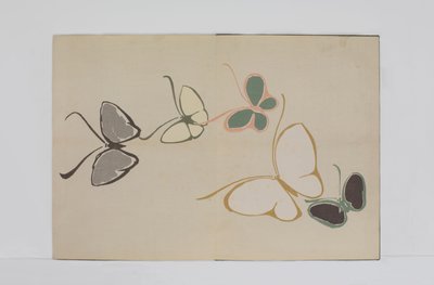 Chō senshu (Mil tipos de mariposas), Volumen 2 de Kamisaka Sekka