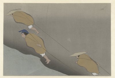 tirando de un bote Mifuné Flores de cien mundos (título de la serie) Momoyogusa (título de la serie) de Kamisaka Sekka