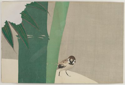 Flowers of a Hundred Worlds (Momoyogusa): Bamboo in Snow (Secchuchiku) de Kamisaka Sekka