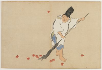 Flores de los cien mundos (Momoyogusa): Guardia de la corte (Eishi) de Kamisaka Sekka