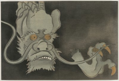 Flowers of a Hundred Worlds (Momoyogusa): Dragon (Ryū) de Kamisaka Sekka