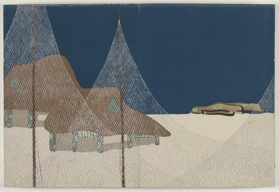 Flowers of a Hundred Worlds (Momoyogusa): Fishing Village (Ryoson) de Kamisaka Sekka