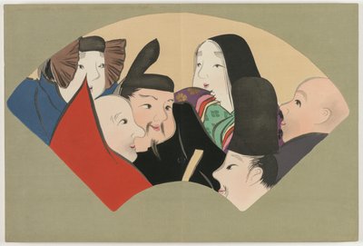 Flowers of a Hundred Worlds (Momoyogusa): Six Poetic Immortals (Rokkasen) de Kamisaka Sekka