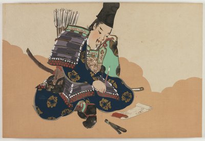 Flowers of a Hundred Worlds (Momoyogusa): Taira no Tadanori (Tadanori) de Kamisaka Sekka