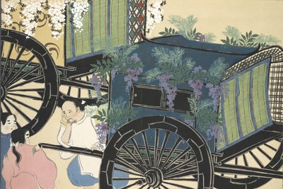 Hanazashi-guruma de Momoyo-gusa (El mundo de las cosas) Vol II, pub.1909 de Kamisaka Sekka
