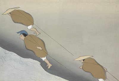 Hikifune, de Momoyo-gusa (El mundo de las cosas) Vol II, pub.1909 de Kamisaka Sekka