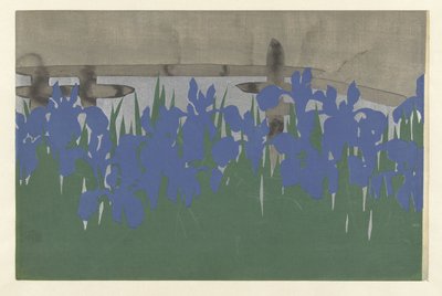 Iris, 1909 de Kamisaka Sekka