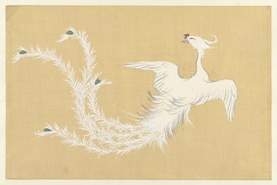 fénix blanco hakuho Flores de cien mundos (título de la serie) Momoyogusa (título de la serie) de Kamisaka Sekka