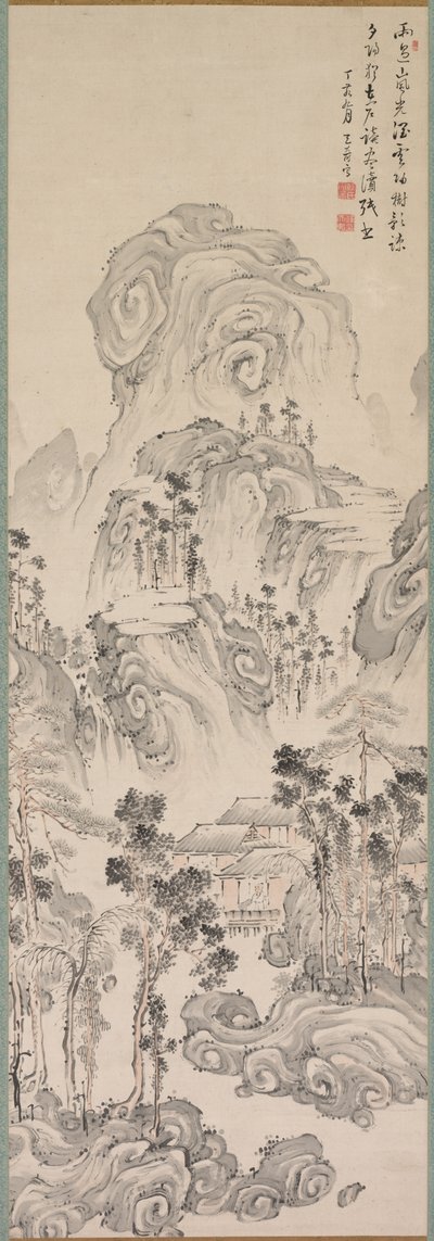 Paisaje, 1767 de Kan Tenju