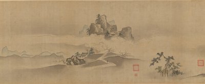 Paisaje de China: Ocho vistas de los ríos Xiao y Xiang, siglos XVII-XVIII de Kanô Yôboku Tsunenobu