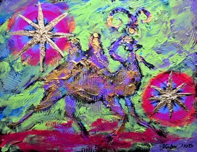 Un colorido viaje por el desierto en camello de Kanat Ibragimov