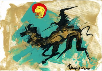 Dynamic Rider Golden Horse de Kanat Ibragimov
