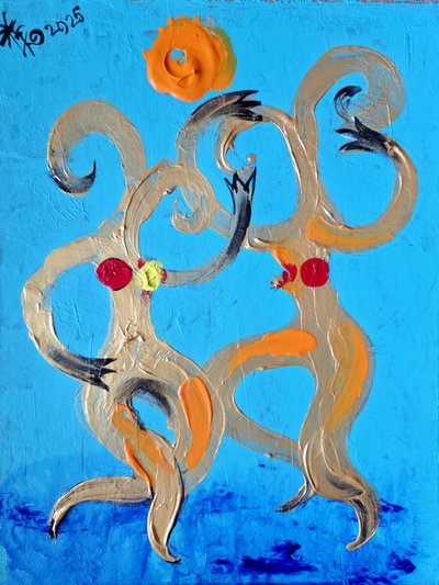 Figuras danzantes alegres de Kanat Ibragimov