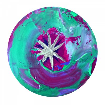 Estrella abstracta llena de color de Kanat Ibragimov