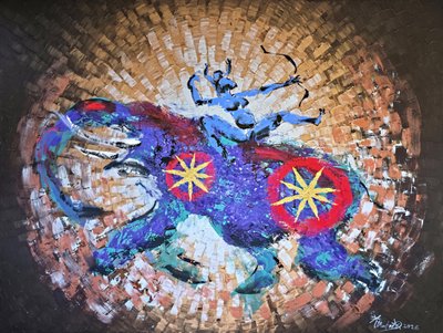Diosa guerrera toro de Kanat Ibragimov