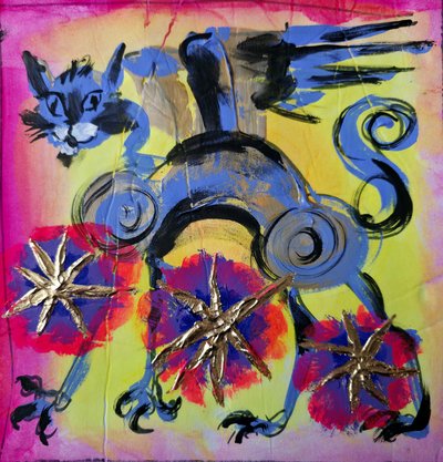 Gato azul caprichoso de Kanat Ibragimov
