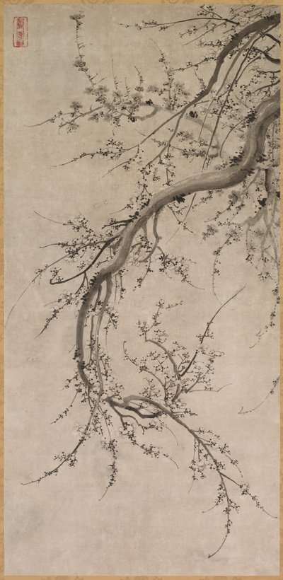 Prunus, siglo XVII de Kano Ein
