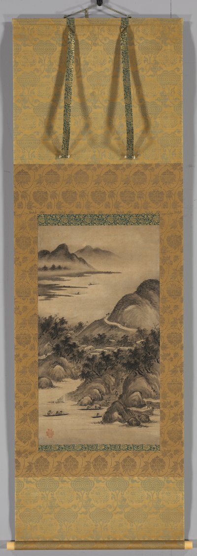 Paisajes estacionales: verano, mediados a finales de 1500 de Kano Hideyori