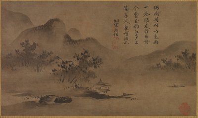 Paisaje de Kano Motonobu