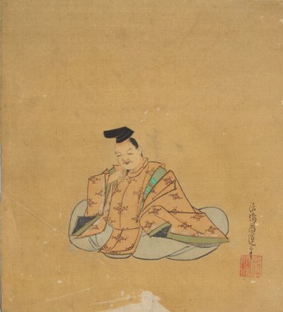 Poeta inmortal, siglo XVII de Kano Shoun