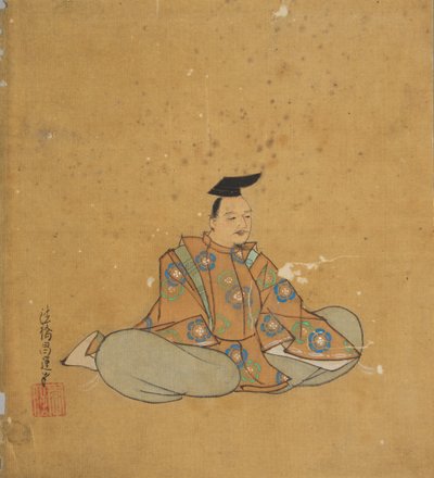 Poeta inmortal, siglo XVII de Kano Shoun