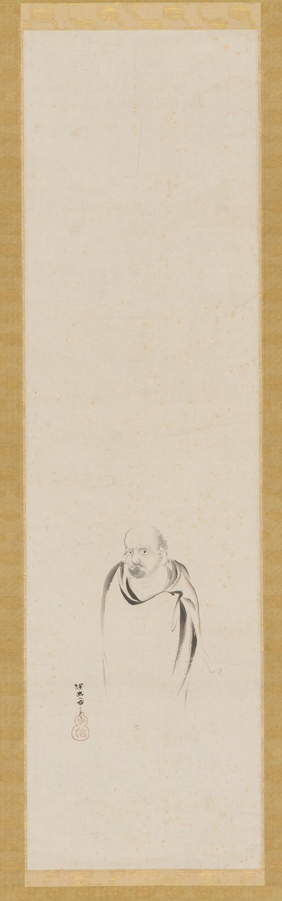 Bodhidharma, período Edo, siglo XVII de Kanō Tan’yū