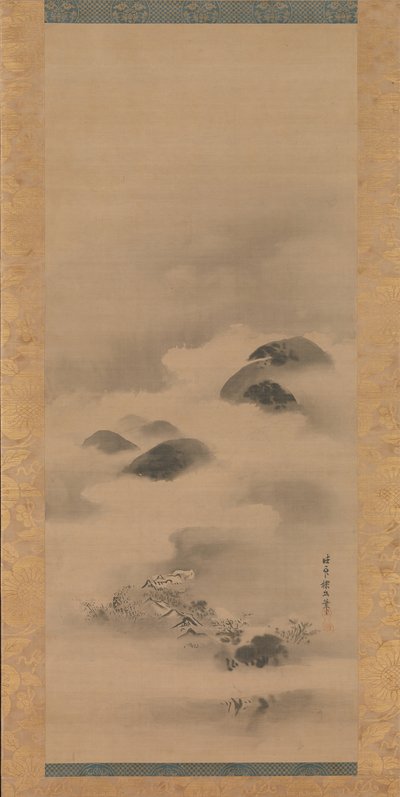 Paisaje a la luz de la luna, después de 1662 de Kanō Tan’yū
