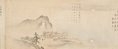 Ocho vistas de los ríos Xiao y Xiang de Kano Toun