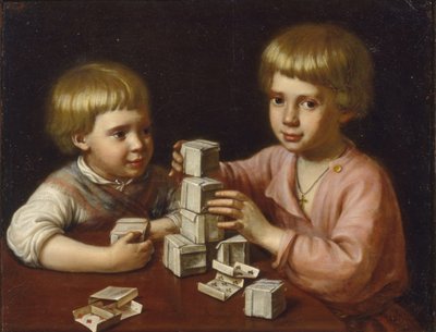 Niños jugando de Kapiton Stepanovich Pavlov