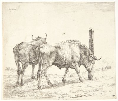 Los dos bueyes de Karel Du Jardin