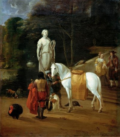 Despedida frente al palacio de Karel Dujardin