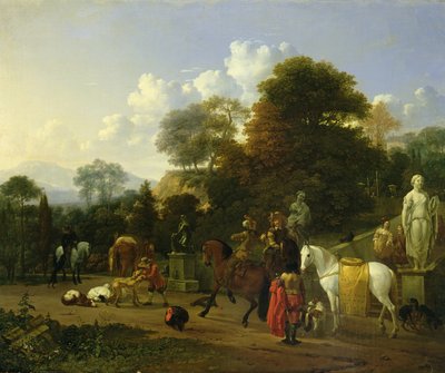 Después de la caza, 1664 de Karel Dujardin