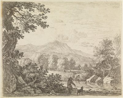 El hombre con el perro de Karel Dujardin