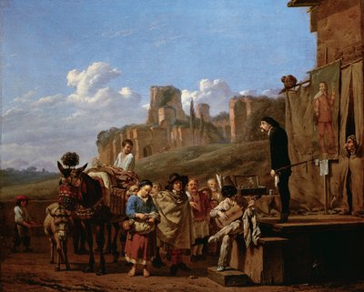 Representación de la commedia dell