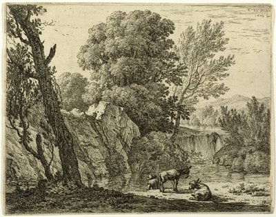 El empacador con dos burros de Karel Dujardin