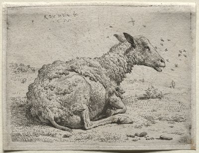 Las ovejas y las moscas de Karel Dujardin