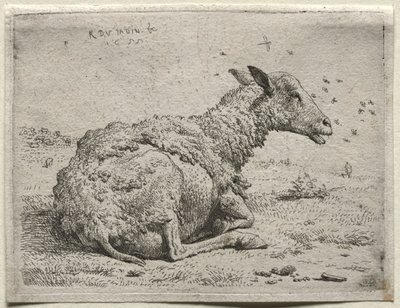 Las ovejas y las moscas de Karel Dujardin