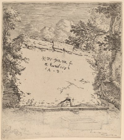Página de título con fuente de Karel Dujardin