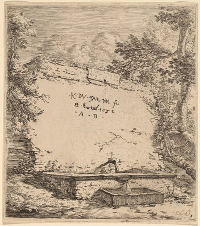 Página de título con fuente de Karel Dujardin